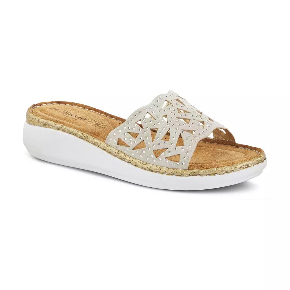 Flexus by Spring Step Windom Women's Rhinestone Slide Sandals,  Product Image