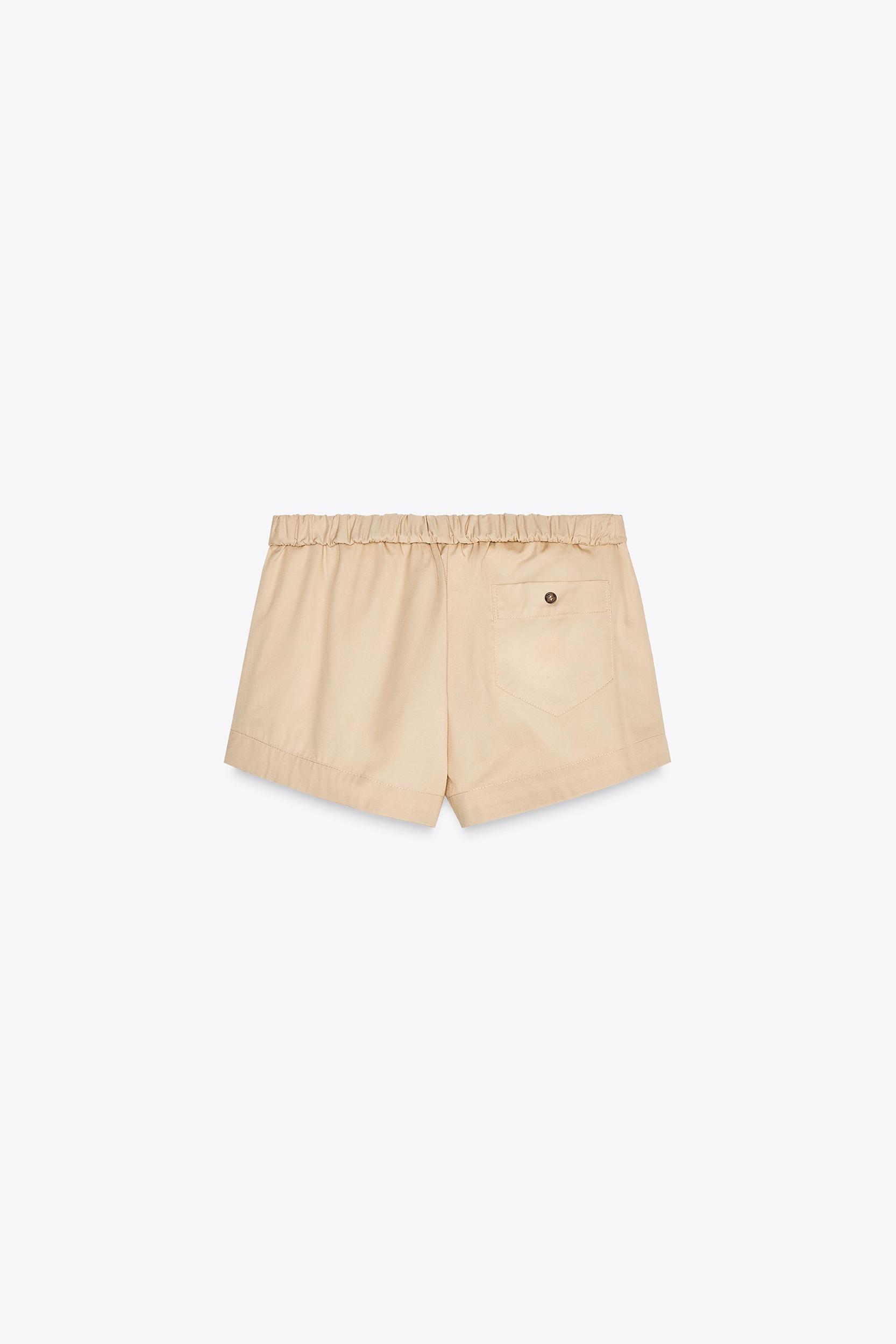 FOLD-OVER WAIST MINI SHORTS Product Image