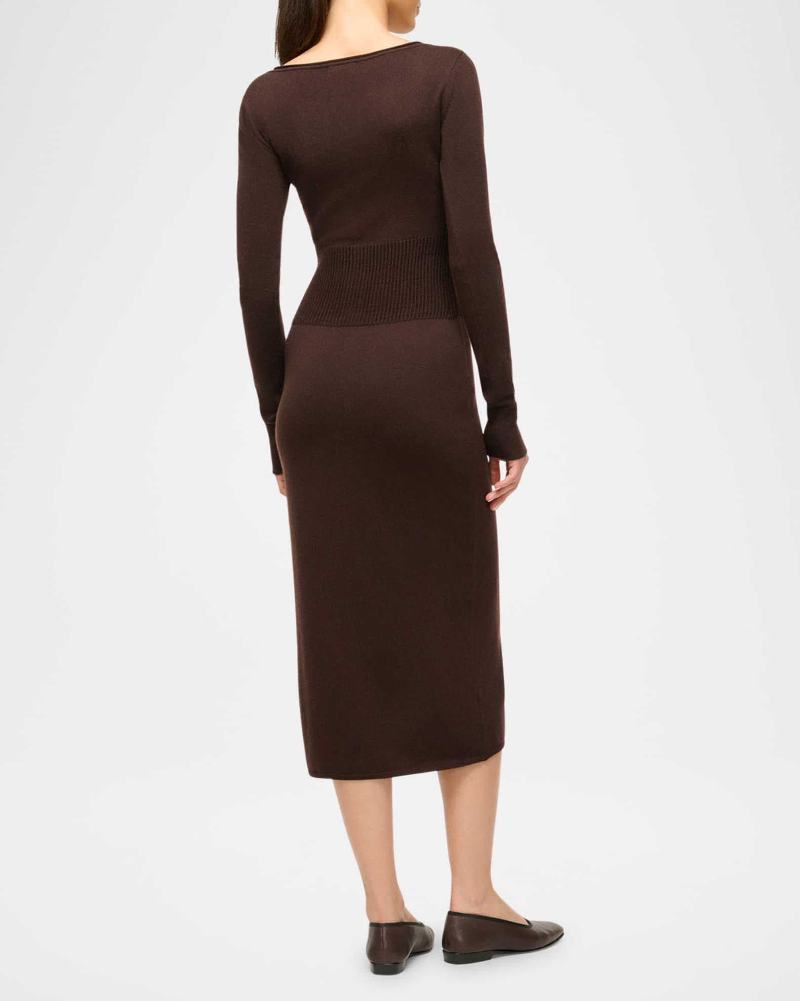 Sabrina Merino Wool Midi Dress Product Image