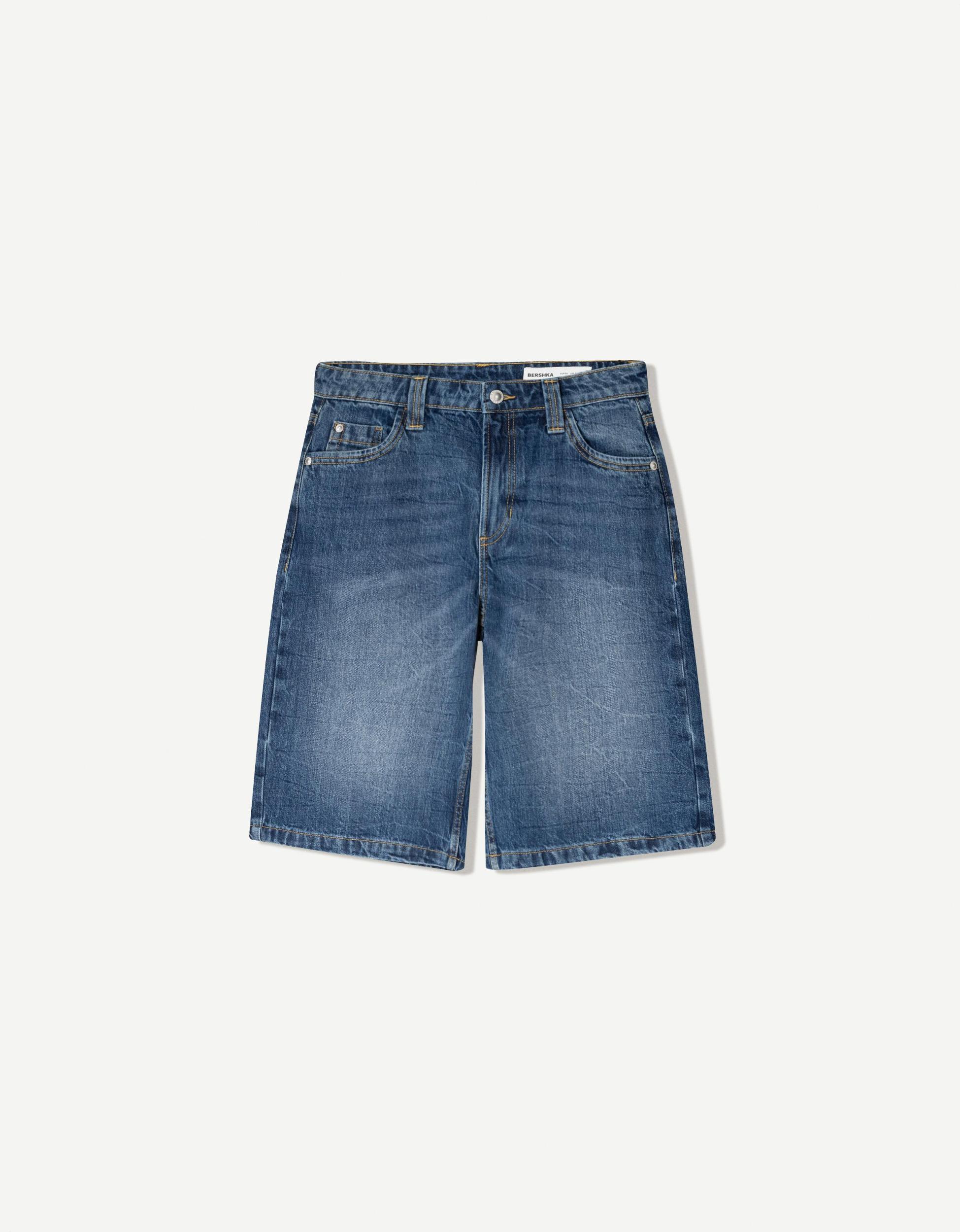Baggy denim shorts Product Image