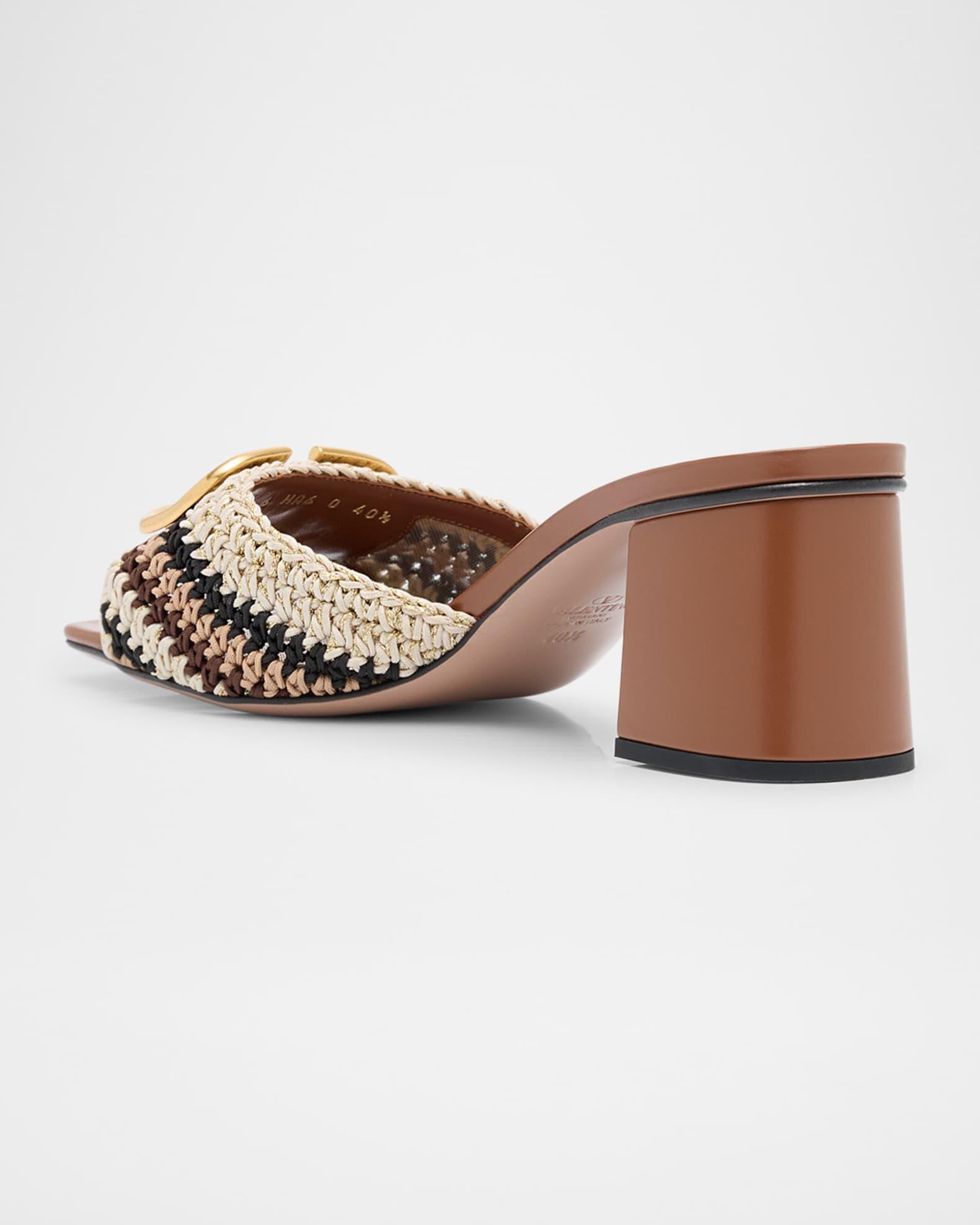 VLogo Crochet Slide Sandals Product Image