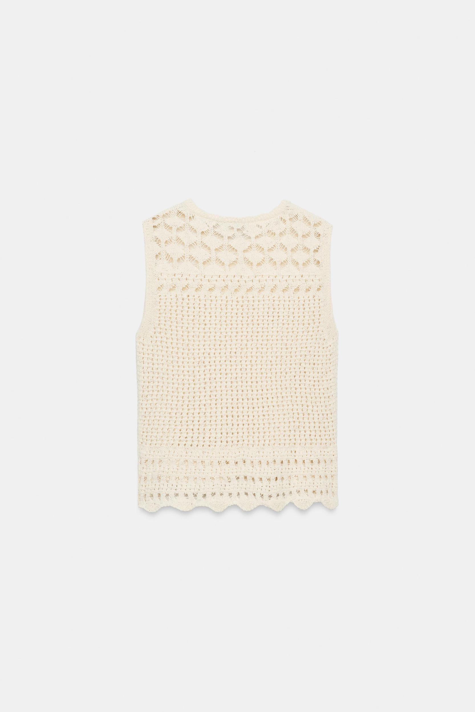 POINTELLE KNIT TOP Product Image