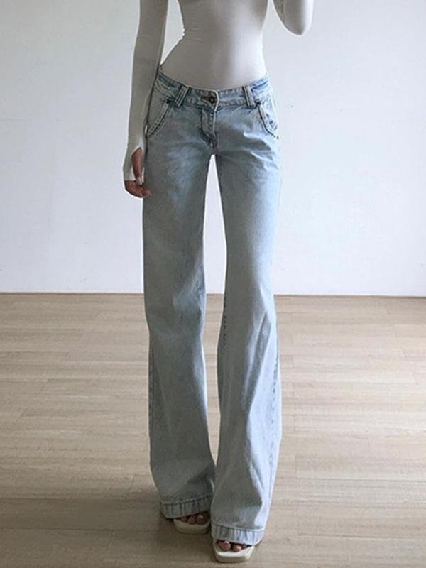 Vintage Light Blue Boyfriend Jeans Product Image
