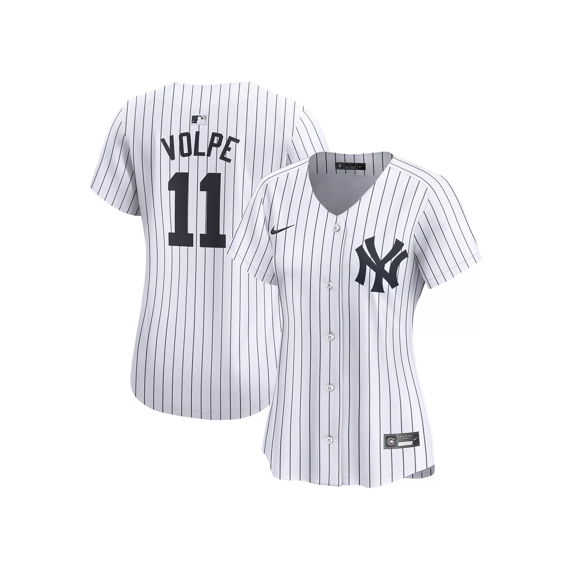 Women's Nike Anthony Volpe White New York Yankees Home Limited Player Jersey, Size: Small Product Image