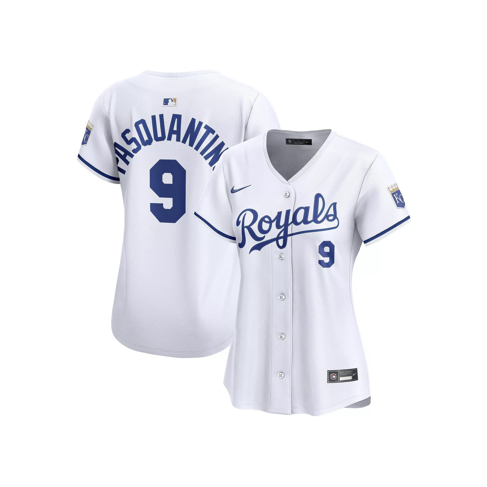 Women's Nike Vinnie Pasquantino White Kansas City Royals Home Limited Jersey,  Product Image