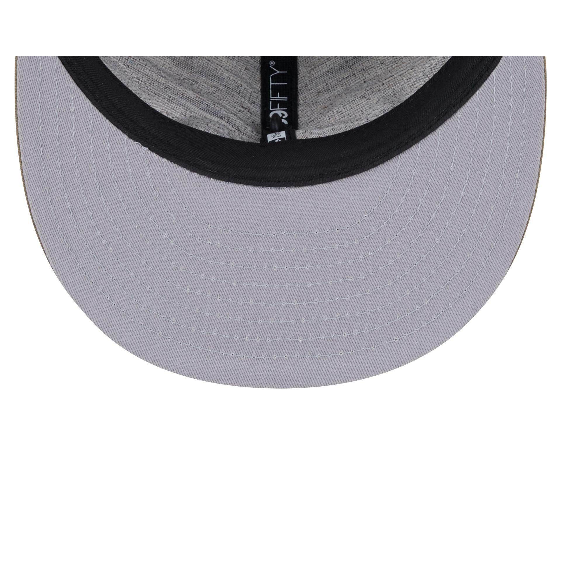 New Era Cap Navy Melton Wool Retro Crown 9FIFTY Strapback Hat Male Product Image