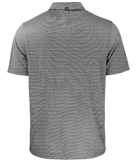 Cutter & Buck Big & Tall Performance Stretch Forge Eco Double Stripe Short Sleeve Polo Shirt Product Image