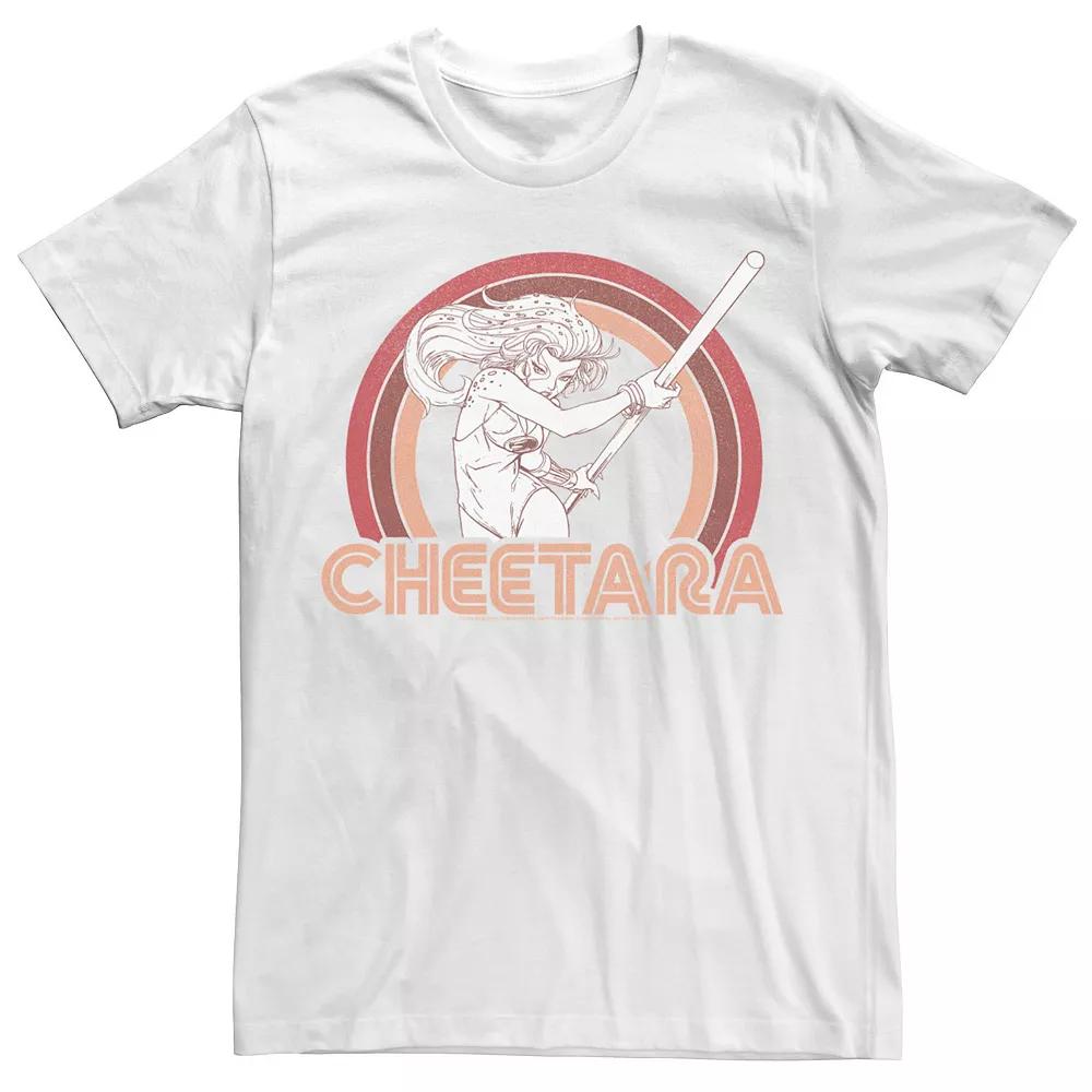 Men's ThunderCats Cheetara Retro Rainbow Tee,  Product Image