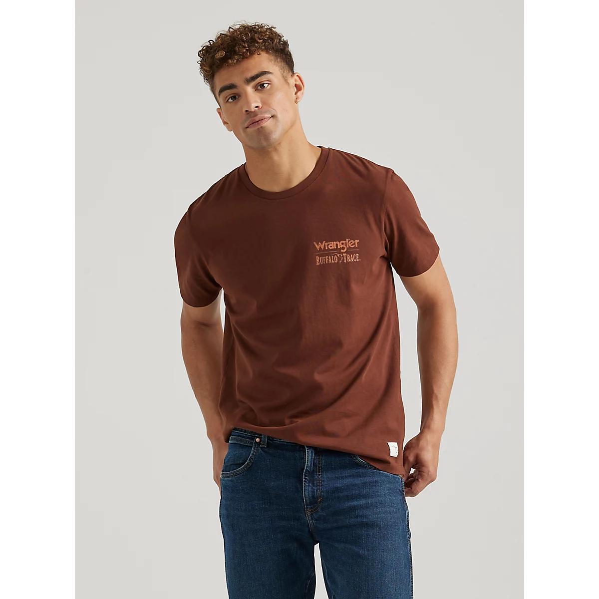 Wrangler x Buffalo Trace™ Men's Oak Aged T-Shirt Grains Product Image
