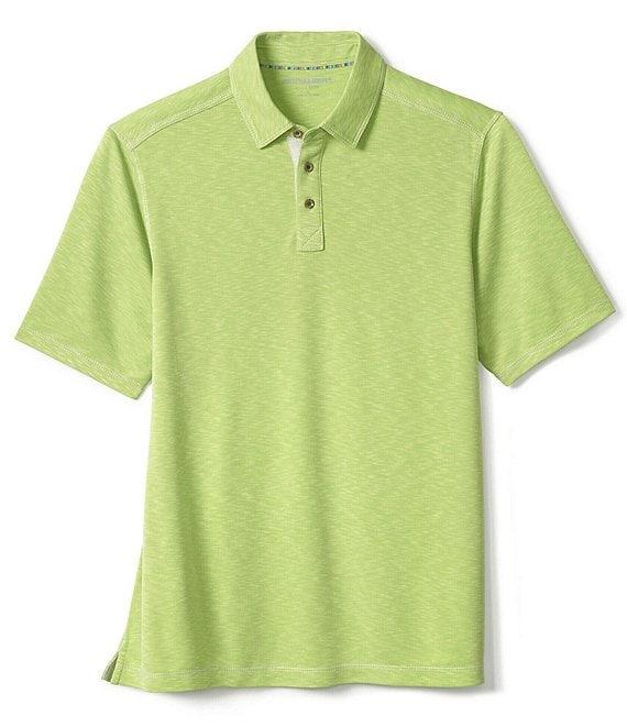 Johnston & Murphy Vintage Slub Short Sleeve Polo Shirt Product Image