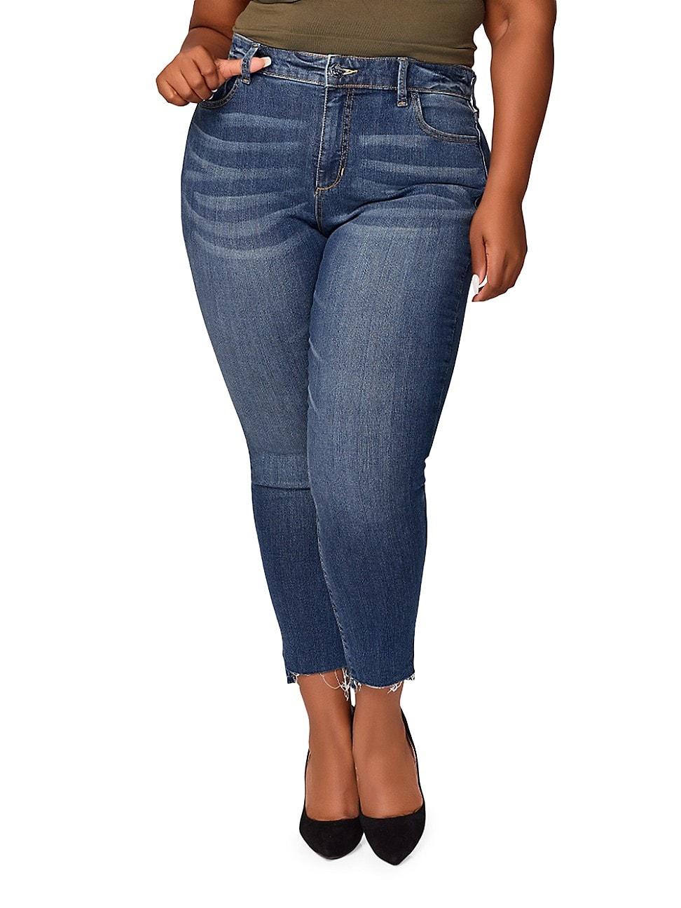 Womens Lainey High-Rise Ankle Skinny Jeans Product Image