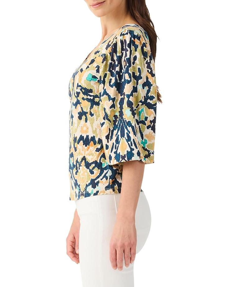 Fallen Blooms Linen Blouse Product Image