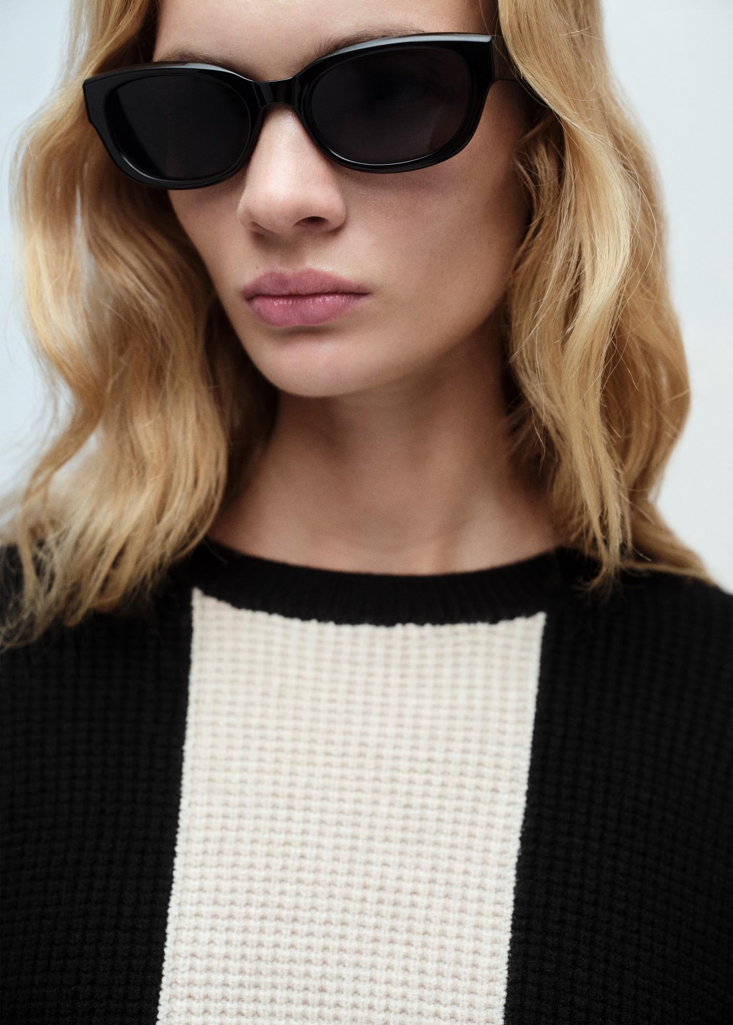 Knit striped sweater - Women | MANGO USA Product Image