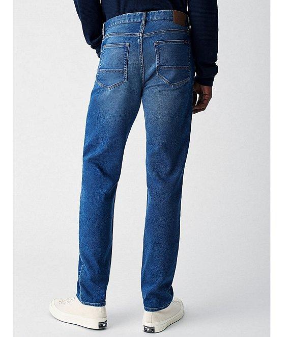 Faherty Slim Fit Stretch Terry Indigo 5-Pocket Jeans Product Image
