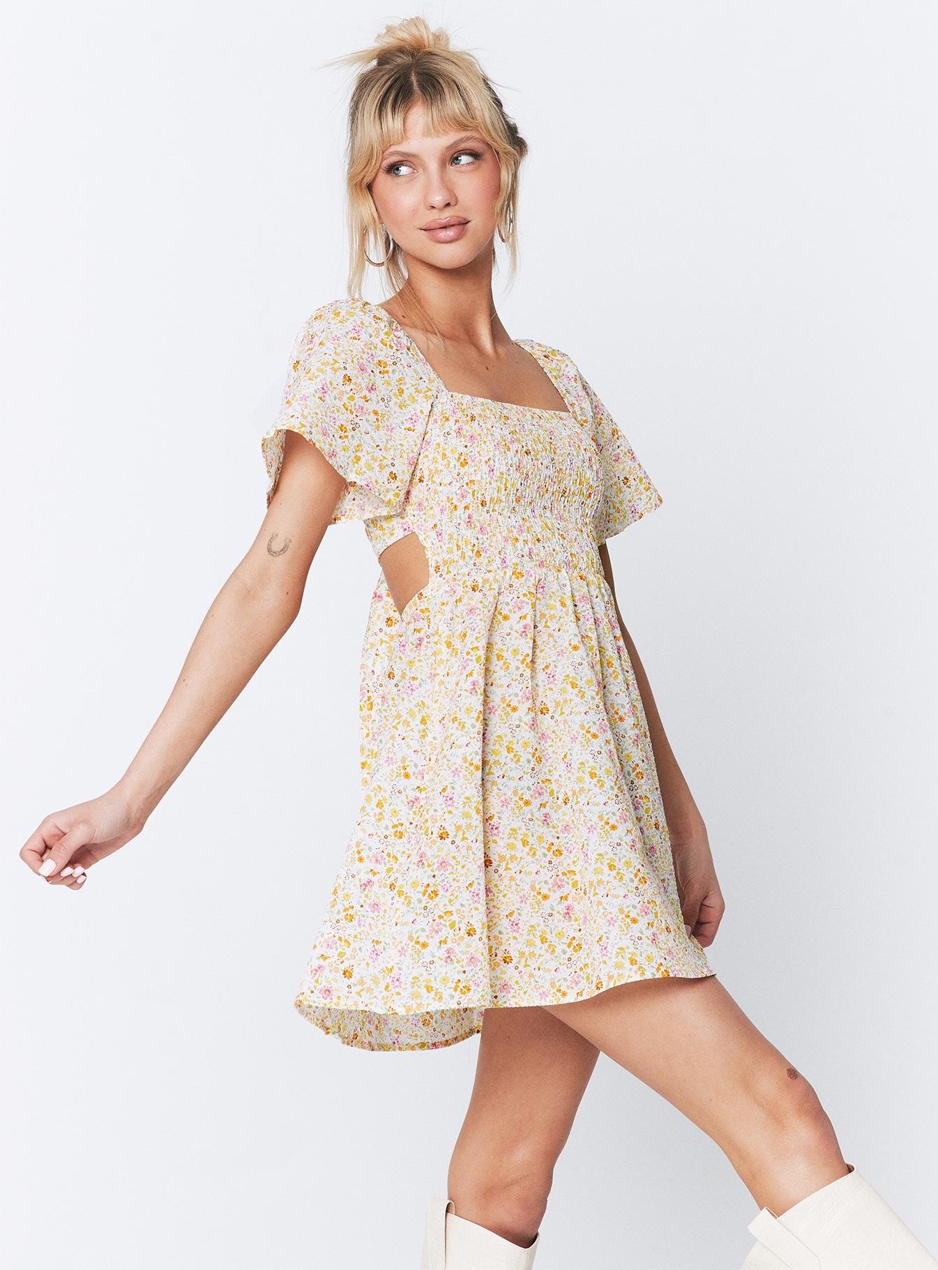 Summer Nights Mini Dress Floral Product Image