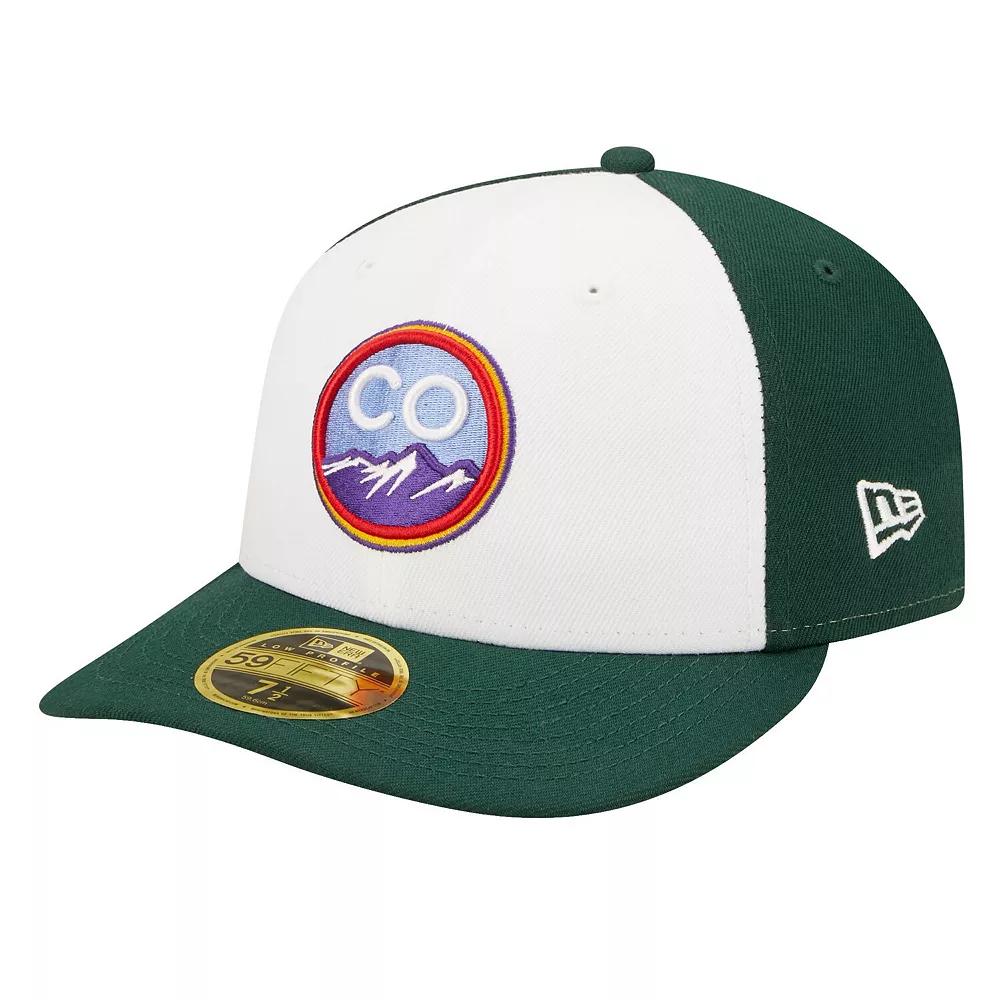 Men's New Era Green Colorado Rockies 2022 City Connect Low Profile 59FIFTY Fitted Hat, Size: 6 7/8 Product Image