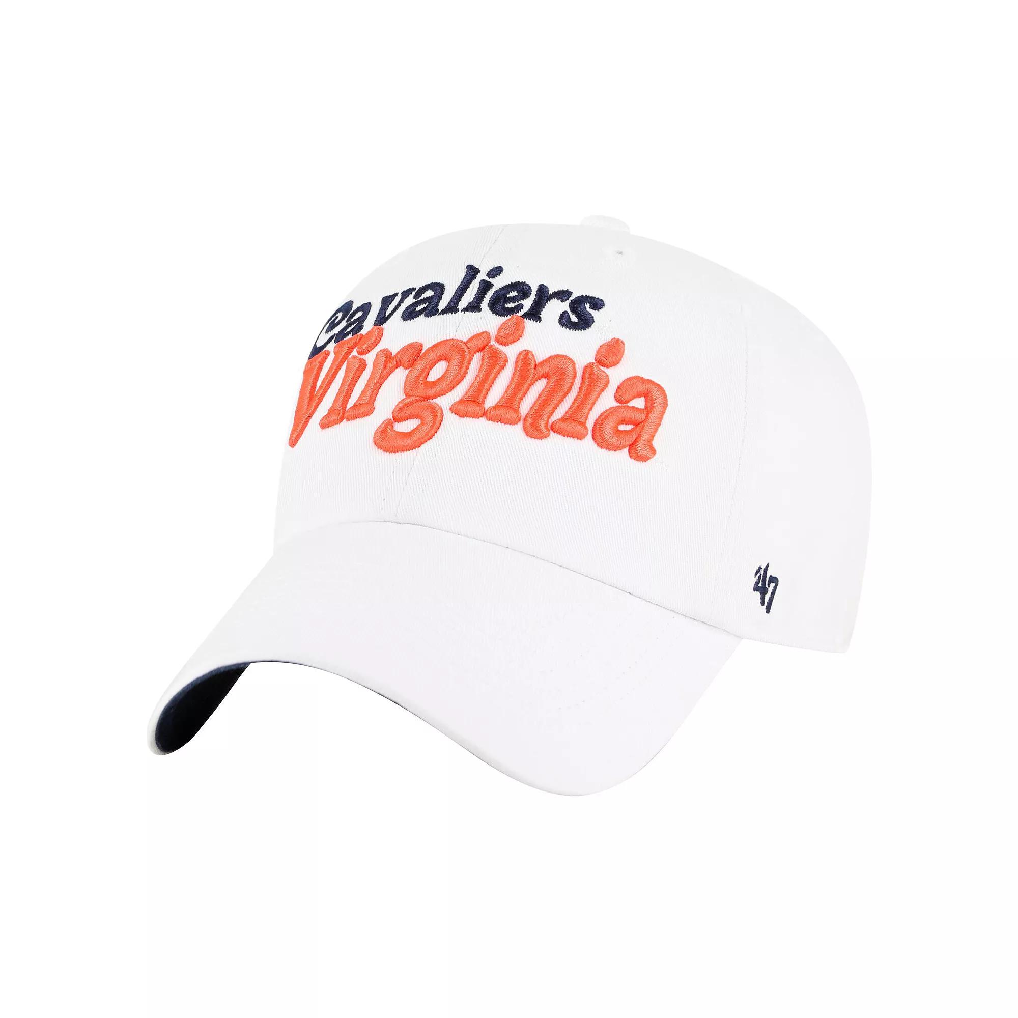 Women's '47 White Virginia Cavaliers Pensacola Clean Up Adjustable Hat Product Image