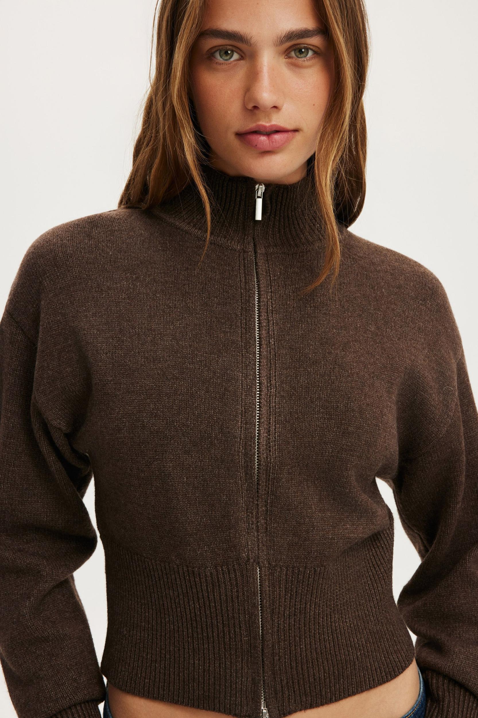 Lotus Cinched Zip Knit Product Image