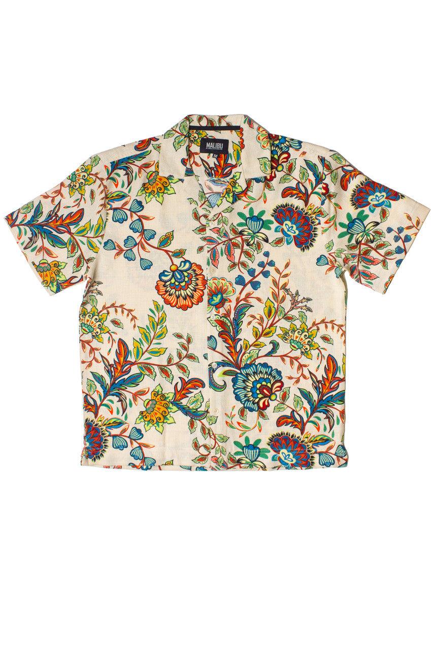 Paisley Floral Tapestry Button Up Shirt Product Image