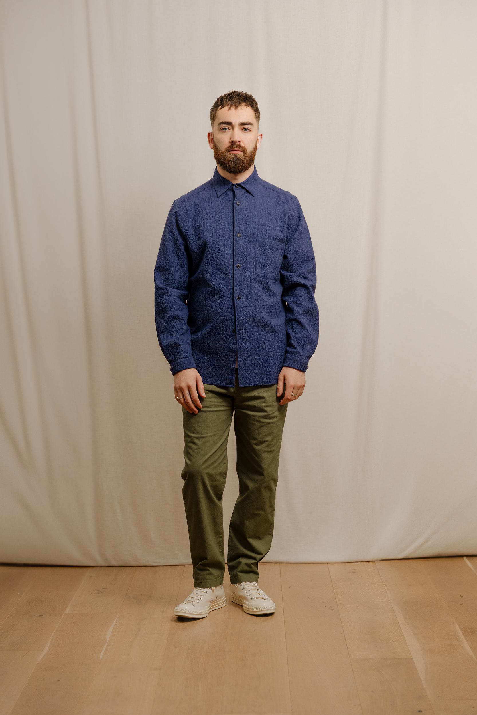 Seersucker Essential Shirt. Product Image