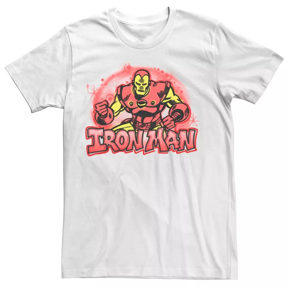 Men's Marvel Airbrushed Iron Man Tee,  Product Image