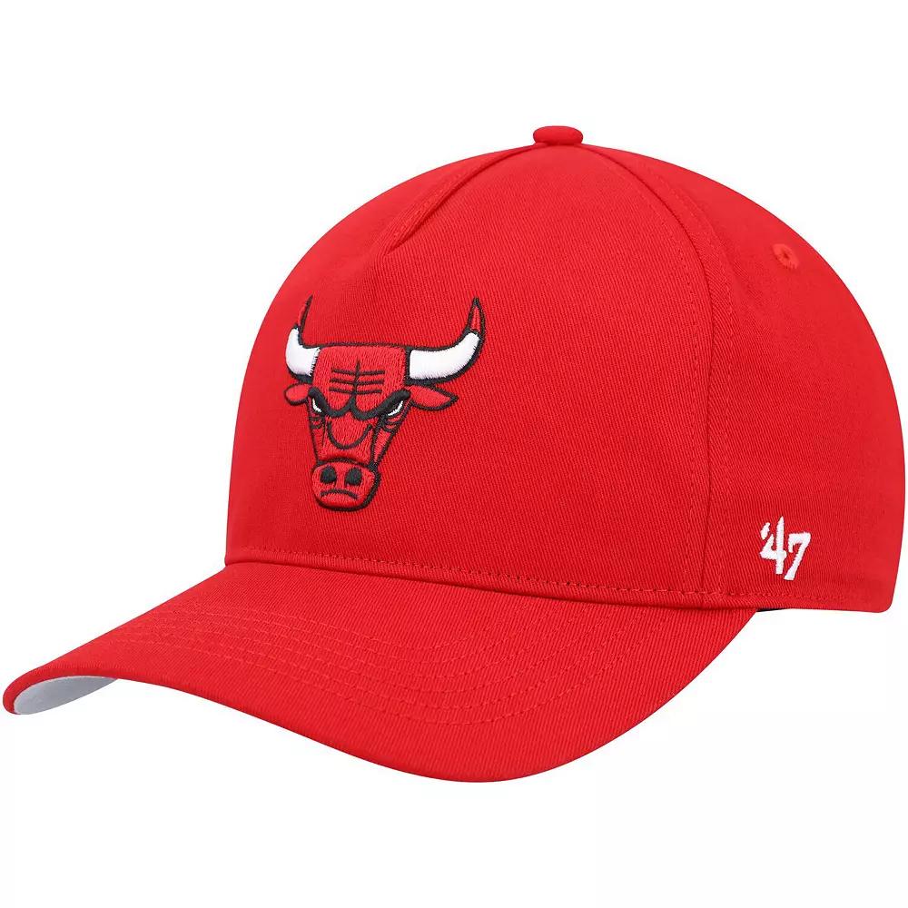 Men's '47 Red Chicago Bulls Hitch Snapback Hat Product Image