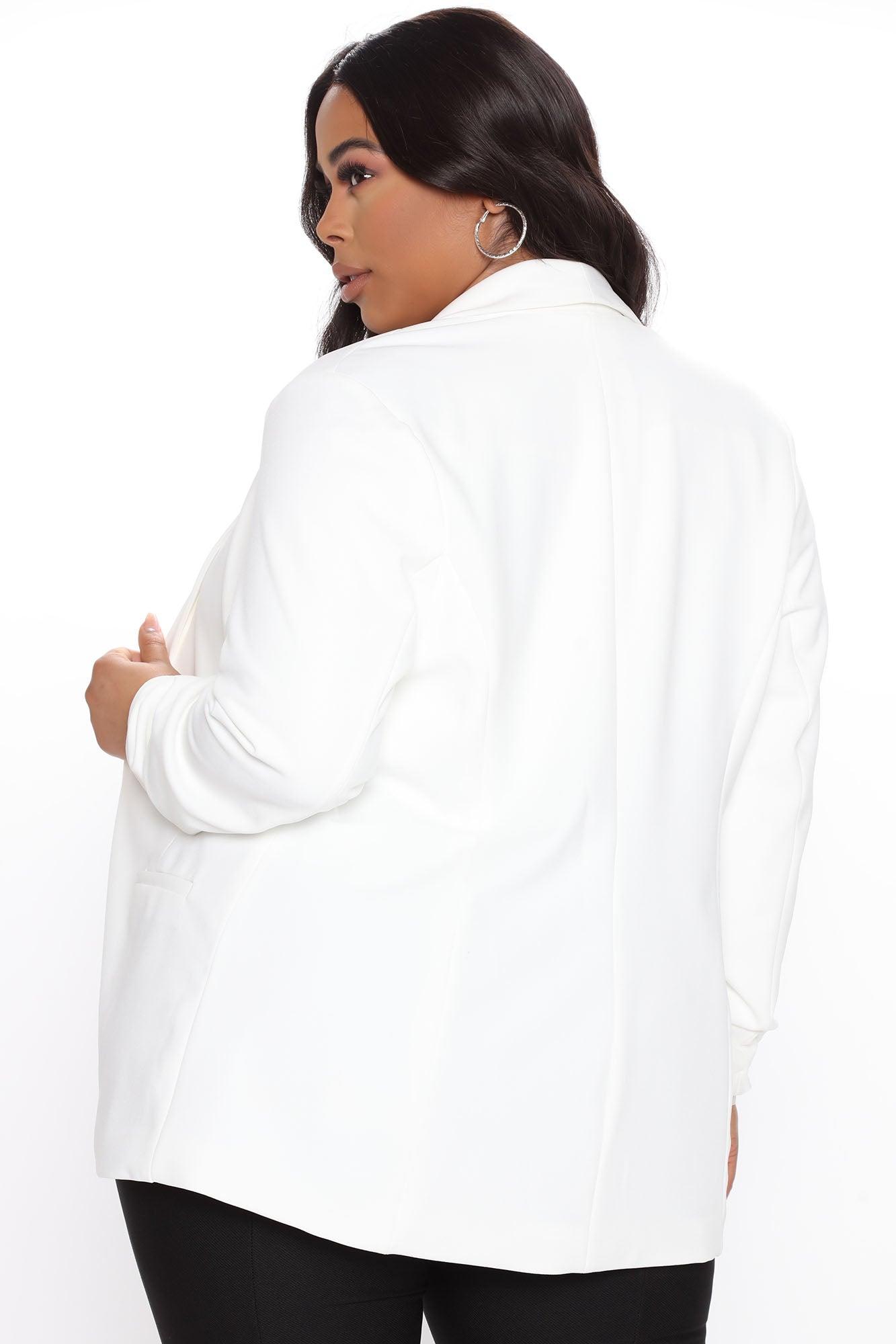 The Celine Blazer - Ivory Product Image