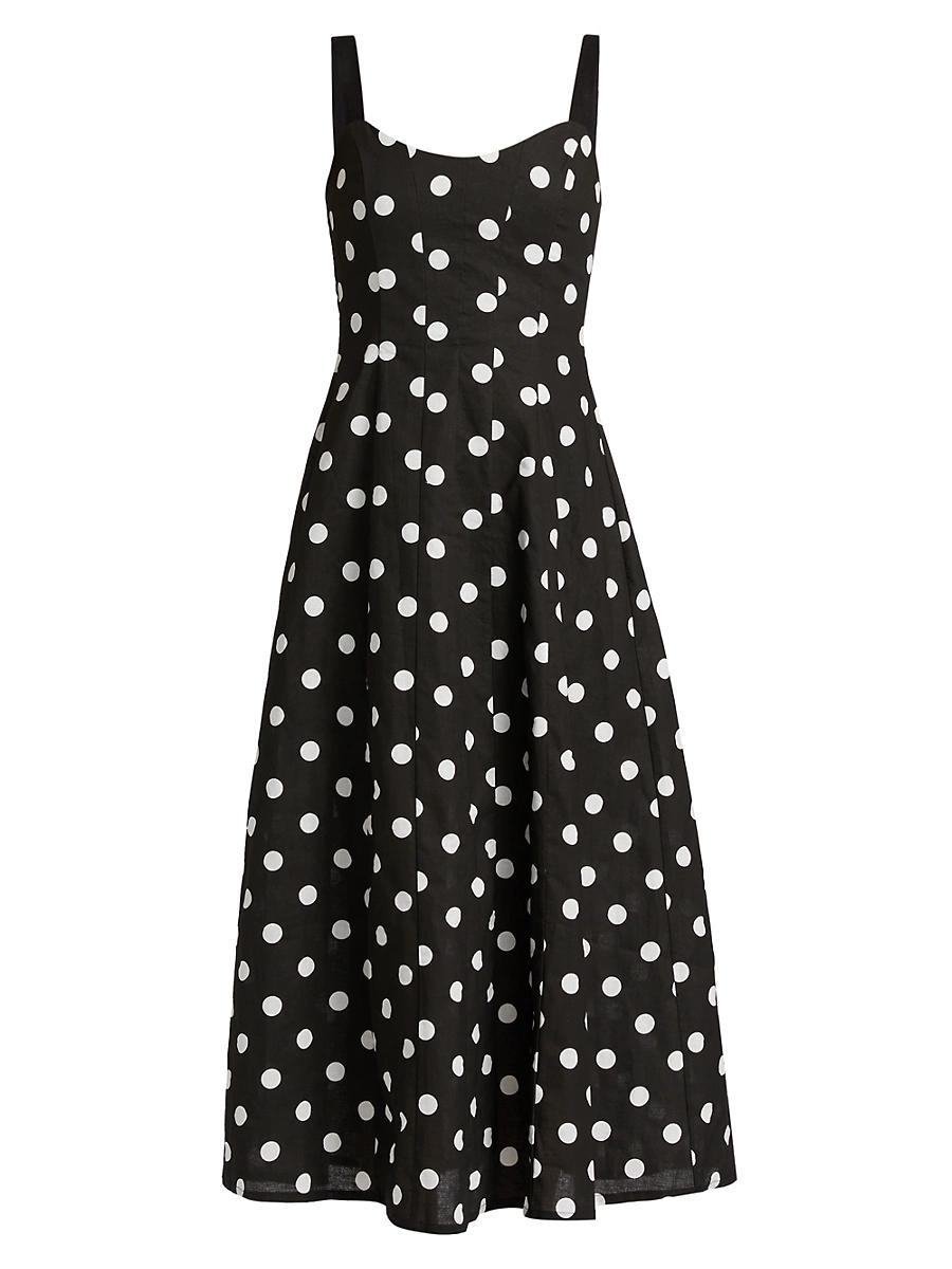 Womens Clementine Polka Dot Maxi Dress Product Image