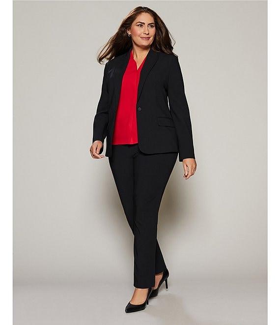 Investments Platinum Suiting Plus Size Slim Leg Pant Product Image