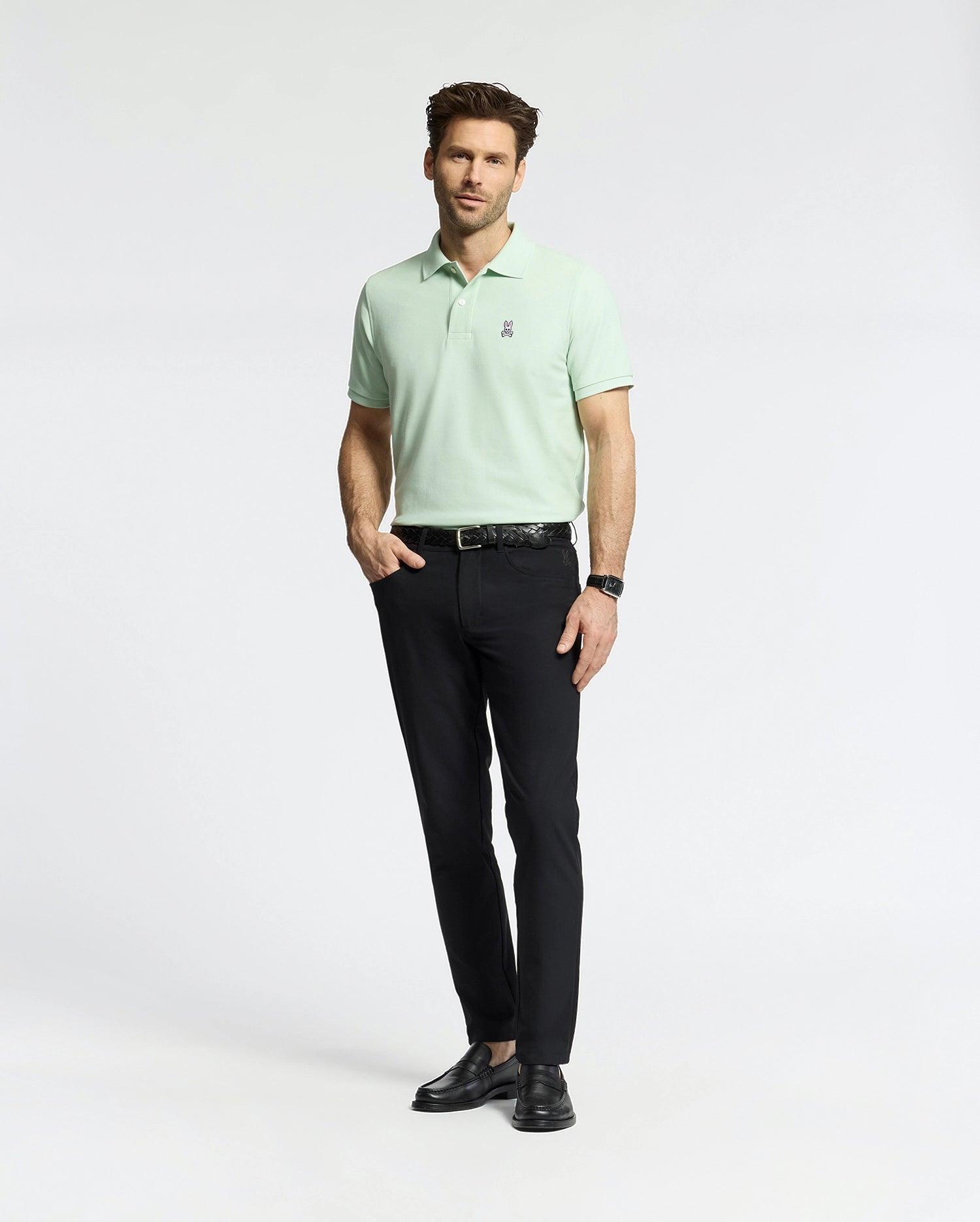 MENS CLASSIC PIQUE POLO - B6K001F200 Male Product Image