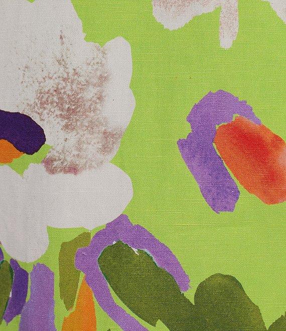 tyler boe Piper Floral Split Ruffle V-Neck Flutter Sleeve Top Product Image