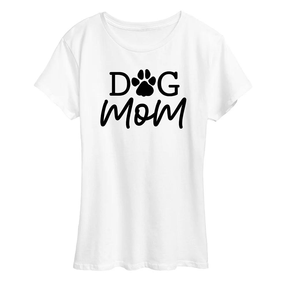 Women's Dog Mom Graphic Tee, Girl's,  Product Image