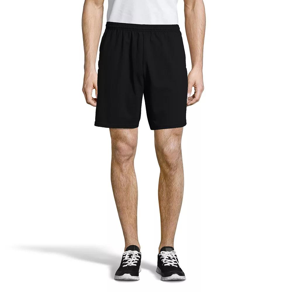 Men's Hanes® ComfortSoft Jersey Pocket Shorts,  Product Image