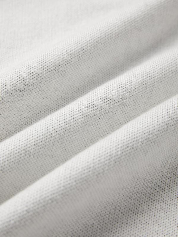 Men's Letter Heart Jacquard Crew Neck Knit Sweater Product Image