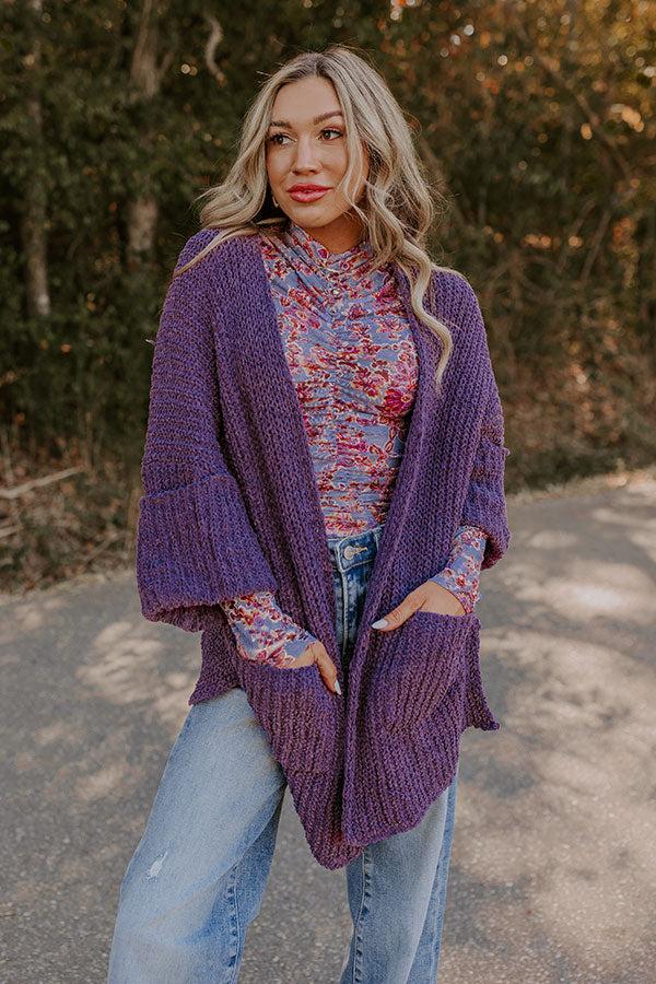 Rustic Vineyard Knit Cardigan Product Image