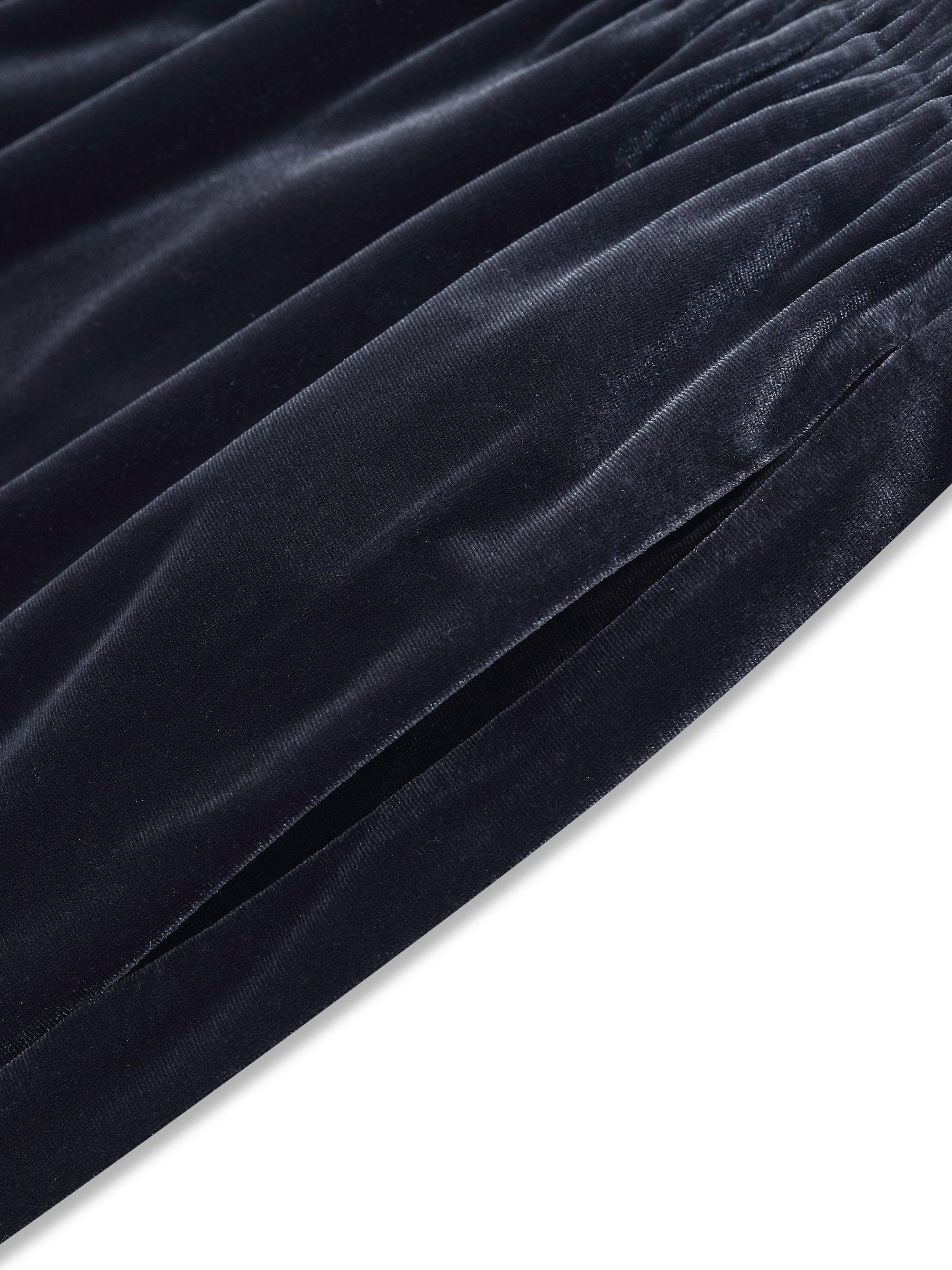 Velvet Straight Wide Leg Women Pants Product Image