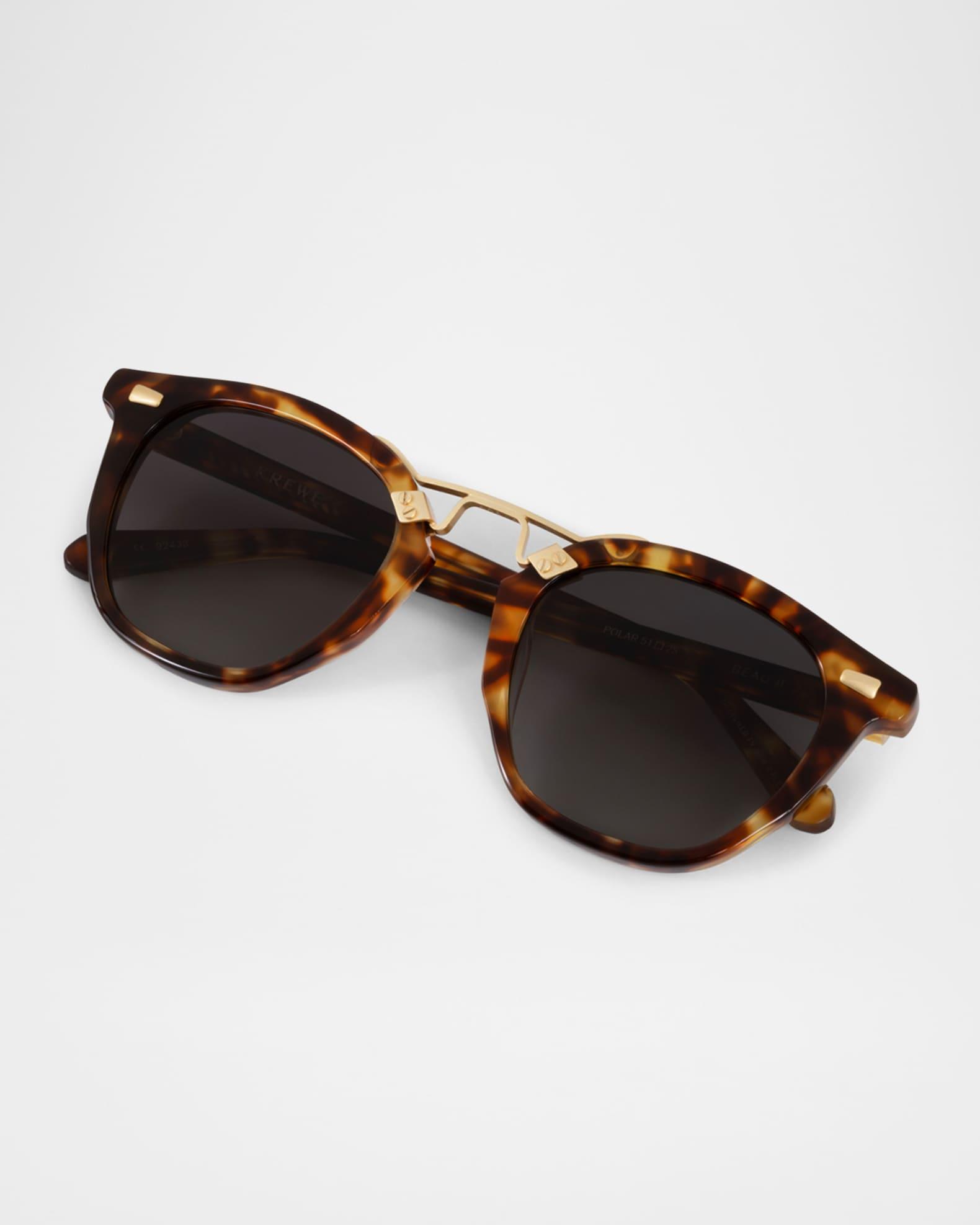Beau II Acetate & Stainless Steel Square Sunglasses Product Image