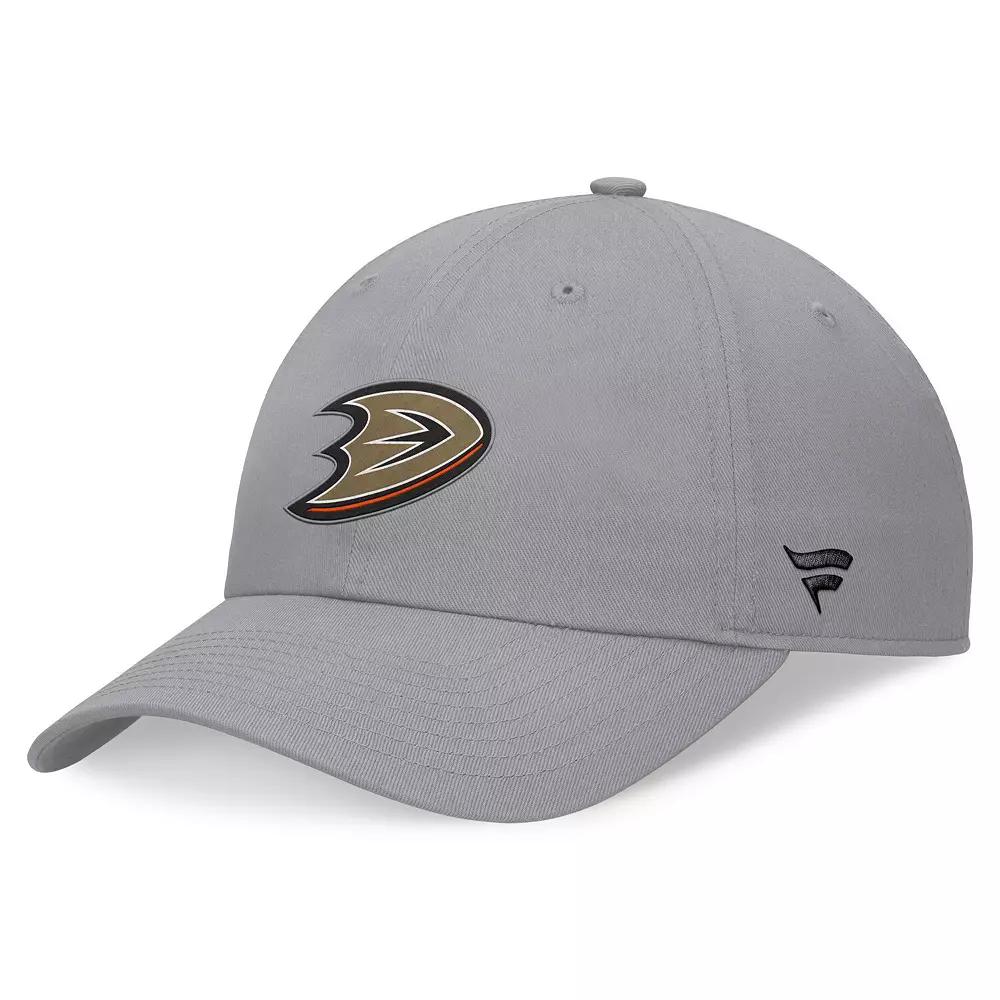 Men's Fanatics Gray Anaheim Ducks Extra Time Adjustable Hat, Dks Grey Product Image