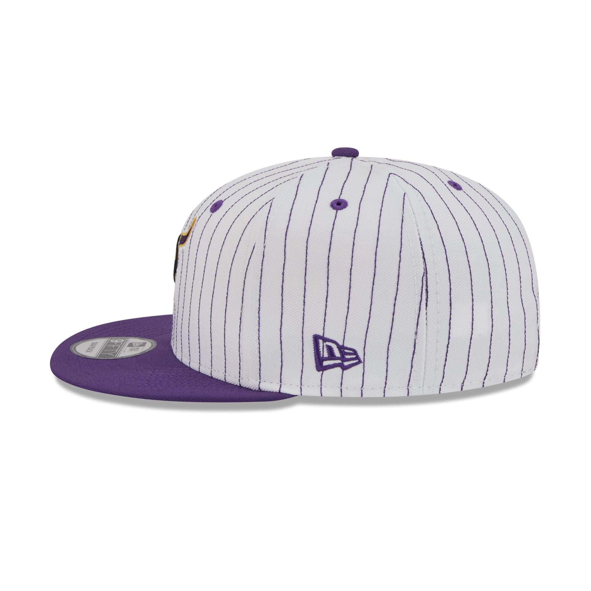Minnesota Vikings Deceptor Pinstripe 9FIFTY Snapback Hat Male Product Image