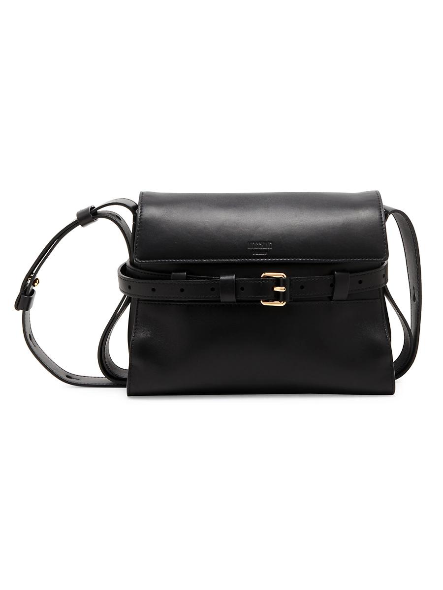 Womens Leather Belting Shoulder Bag Product Image
