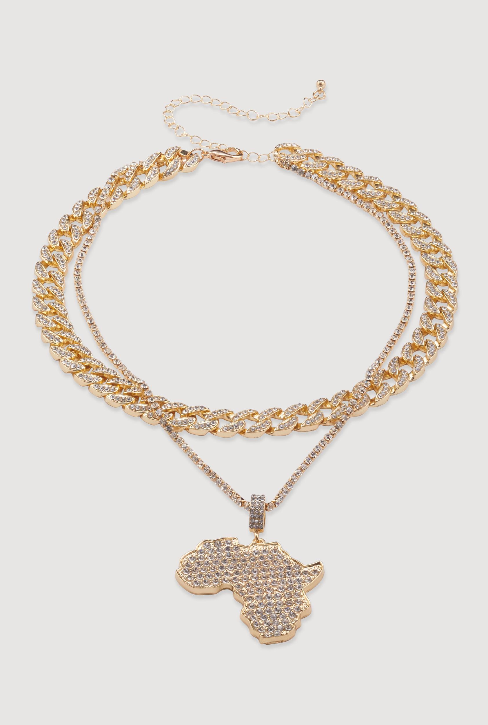 Love Curb Chain Necklace and Stud Earrings Unisex Product Image