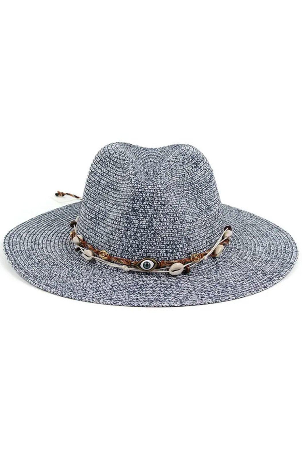 Retro Visor Panama Hat Product Image
