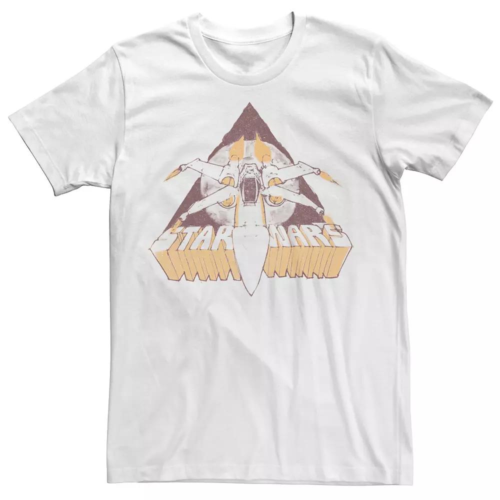 Men's Star Wars Vintage X-Wing Sketch Retro Logo Tee,  Product Image