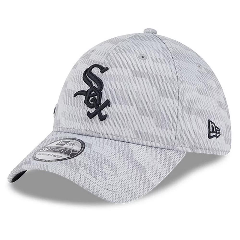 Men's New Era Gray Chicago White Sox 2025 MLB Clubhouse 39THIRTY Flex Hat,  Product Image