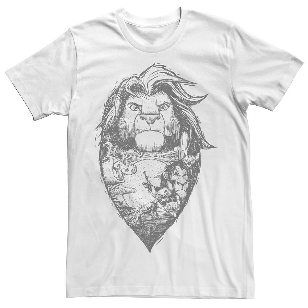 Disney's The Lion King Simba Mane Men's Tee,  Product Image