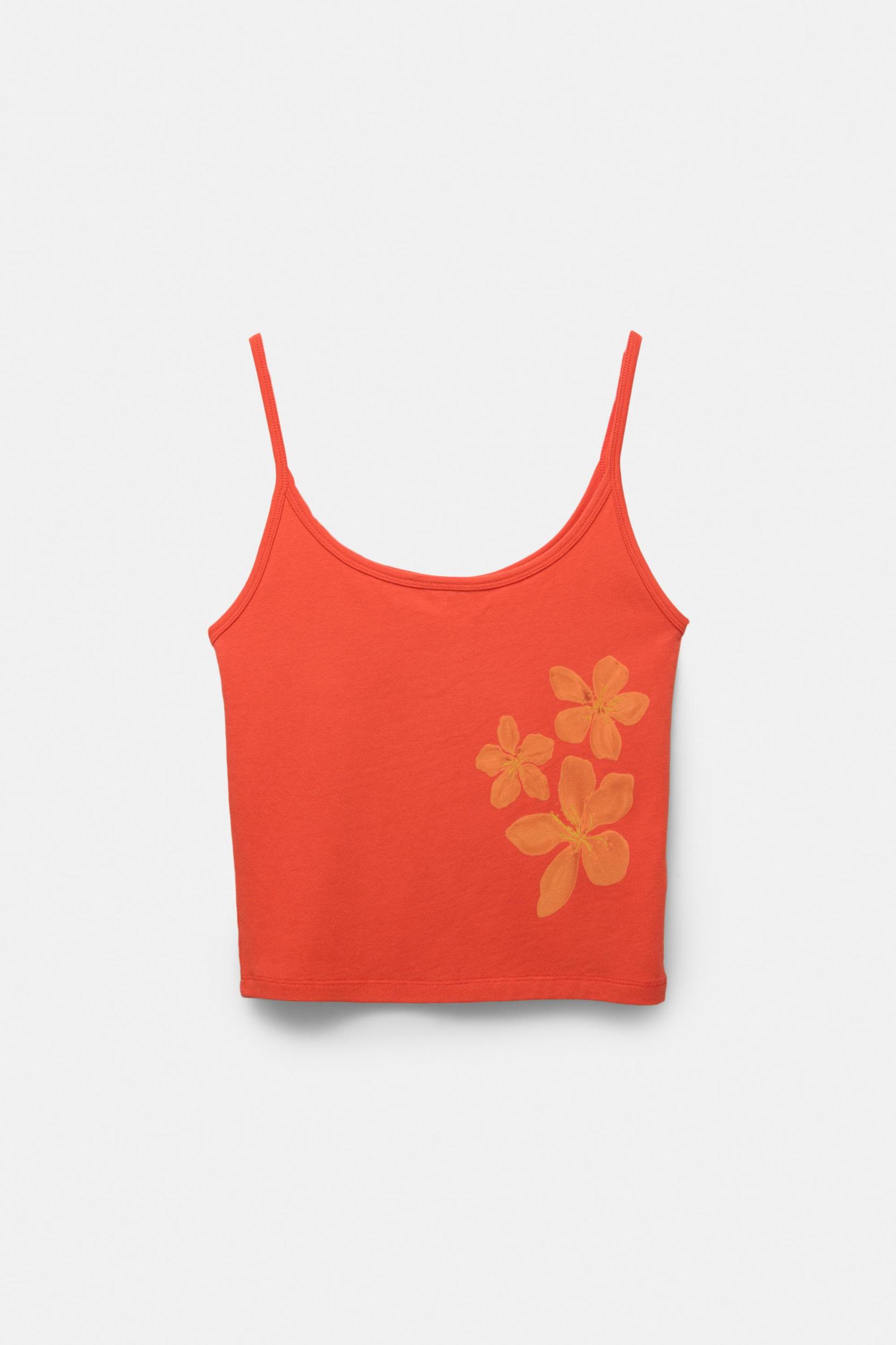 Floral strappy top Product Image