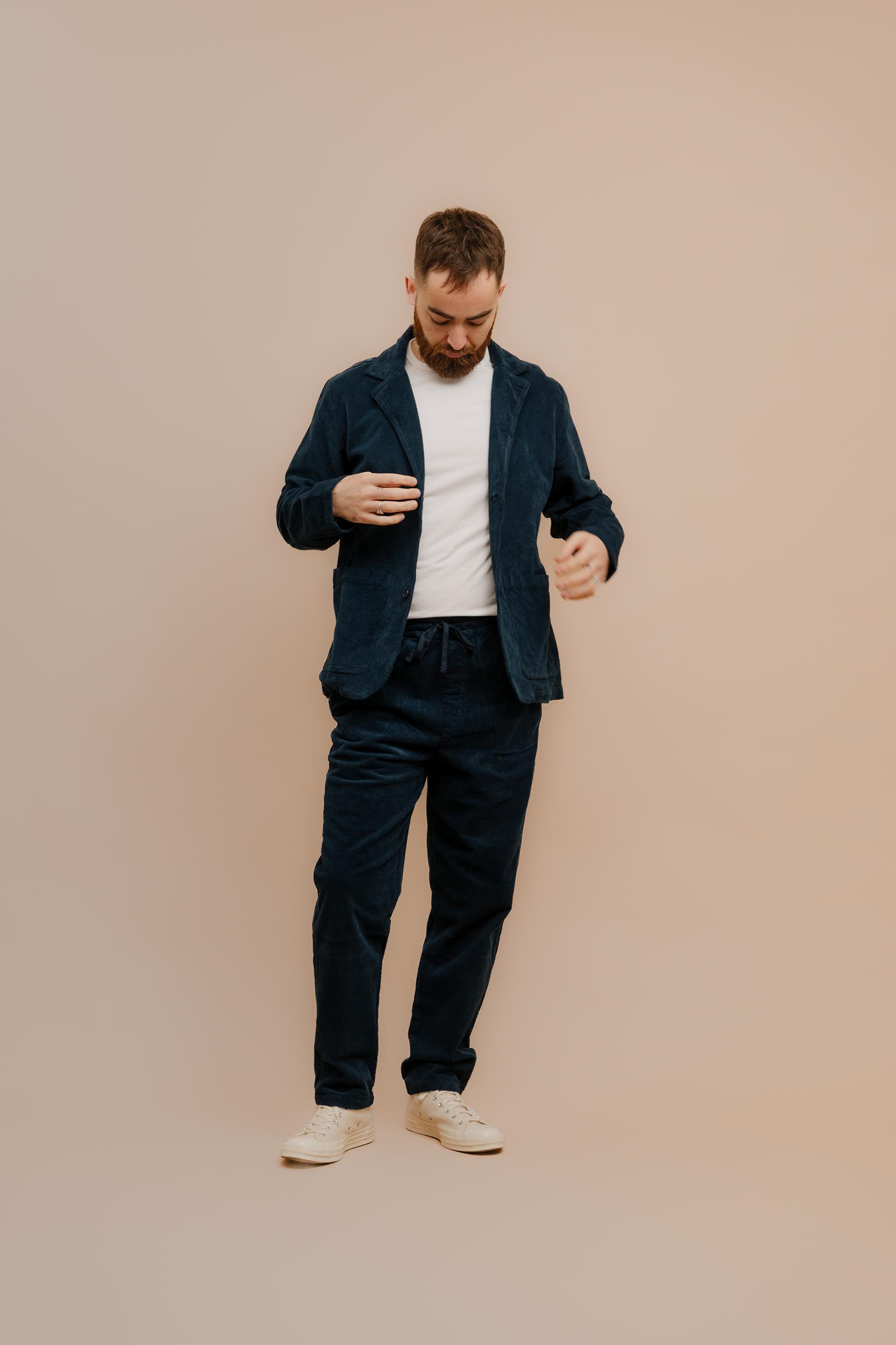 Corduroy Casual Blazer Product Image