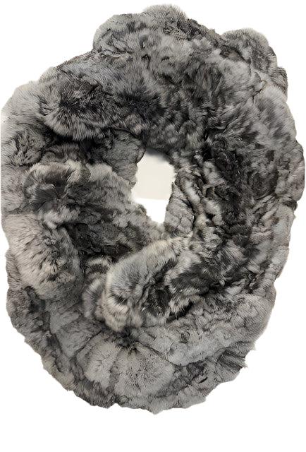 Knitted Chinchilla Section Infinity Scarf Product Image