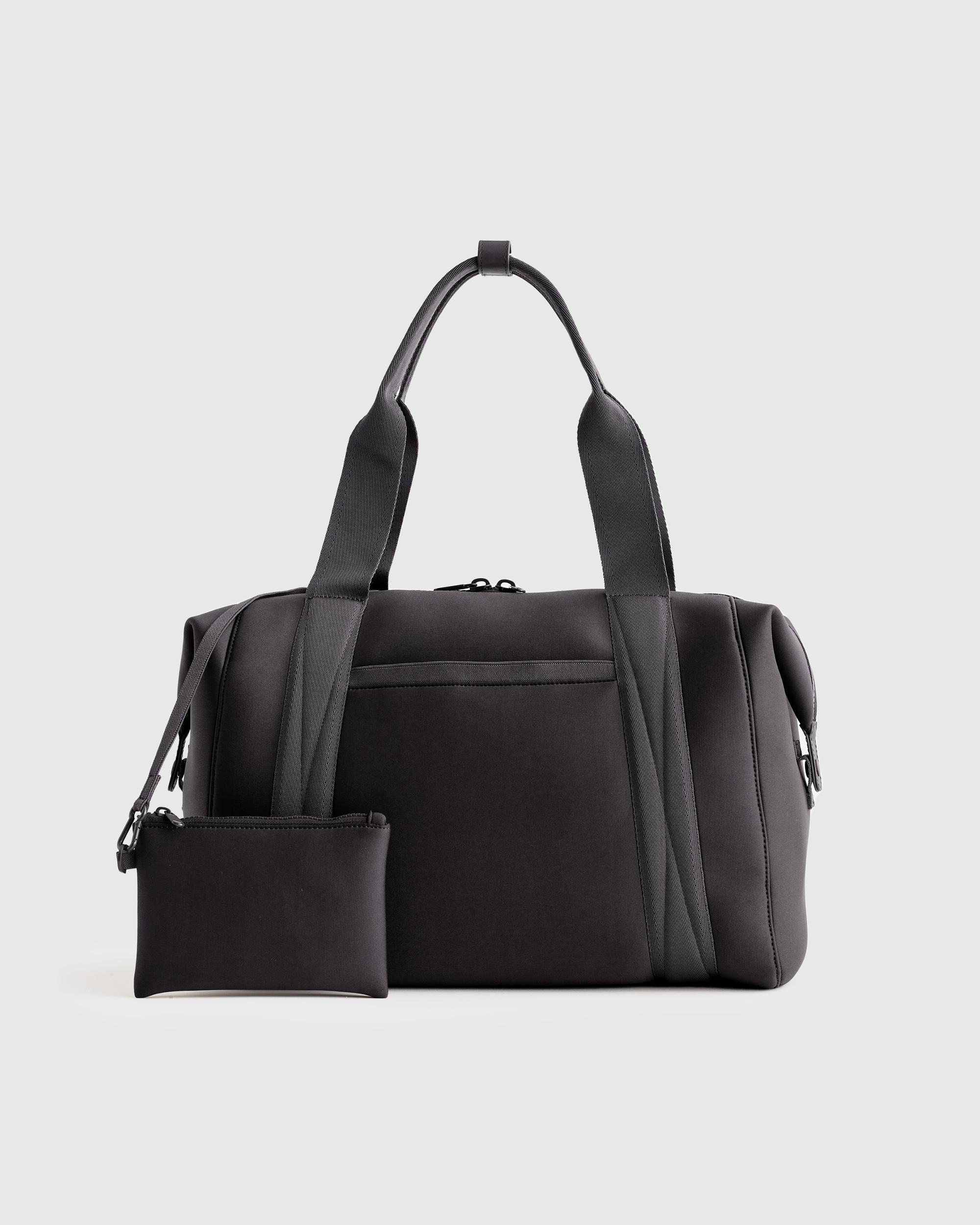 Quince | Women's All-Day Neoprene Duffle Bag in Black, Recycled Polyester Product Image