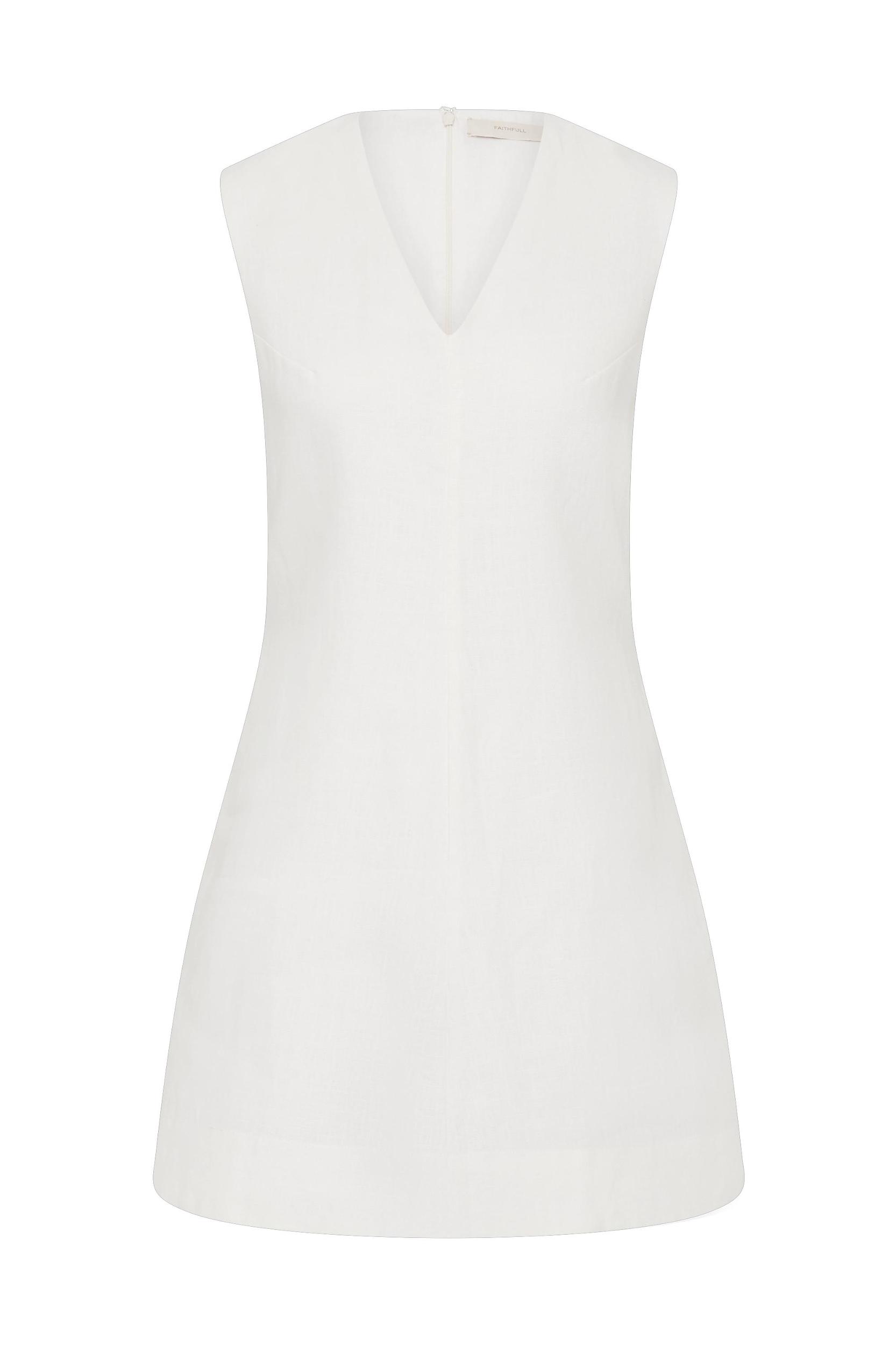 Daiane Mini Dress White - Final Sale Product Image